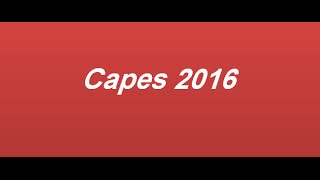 capes 2016 Capes2017 TUNISIE [upl. by Annawek]