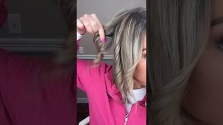 🚨How to curl with a flat iron 🚨 This is the EASIEST and BEST technique hairtutorial [upl. by Lidstone]