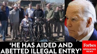 BREAKING NEWS Texas Gov Greg Abbott amp More GOP Governors Blasts Biden Border Policy In Eagle Pass [upl. by Sloan]