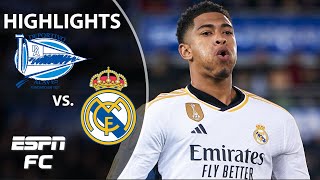 Real Madrid vs Alaves  LALIGA Highlights  ESPN FC [upl. by Intisar]