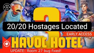 Havoc Hotel 3 2020 Hostages located walkthrough fortnite gaming tips [upl. by Zenger]