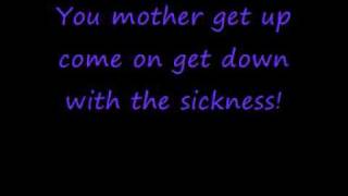 Disturbed  down with the sickness lyrics [upl. by Ecnedurp979]