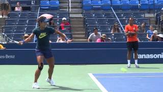 Li Na 5 Forehands in SuperSlow Motion [upl. by Burhans204]