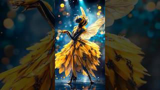 A Woman Fuses with A Bee on AGT americagottalent agt magic talent shorts [upl. by Agiaf]