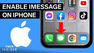 How To Enable iMessage On iPhone  Tech Insider [upl. by Caniff950]