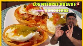 🔴 Como hacer Huevos Rancheros 🍳 Receta fácil💥 [upl. by Gipps]