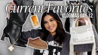 Vlogmas Day 12  Things Im Loving fashion beauty jewelry lifestyle favorites [upl. by Vaclava958]