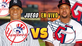 YANKEES VS GUADIANS l JUEGO MLB EN VIVO l JUEGO 1 [upl. by Odlanra663]