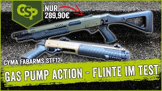 Cyma Fabarms STF12  Gas Pump Action für jedermann  GSP Gun Check [upl. by Aicemed786]