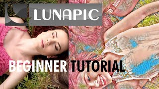 LUNAPIC Beginner Tutorial  Free Photoshop Alternative [upl. by Vedi]