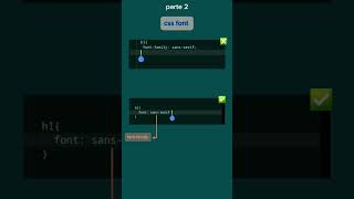 Learn css font property css shorts font cssfont property [upl. by Ainel]
