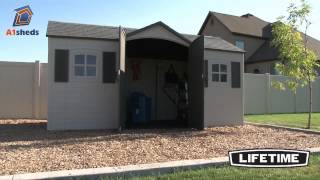 Lifetime 15x8 Plastic Shed [upl. by Delmar286]