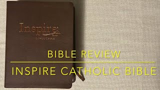 Bible Review NLT Inspire Catholic Bible [upl. by Clementia]