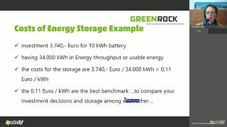 Webinar  Real costs of battery storage [upl. by Natalia]