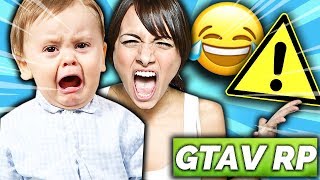 Un KIKOO RAGE et se FAIT DÉFONCER par sa MÈRE  ⚠️😂  GTAV RP TROLL [upl. by Assennev]