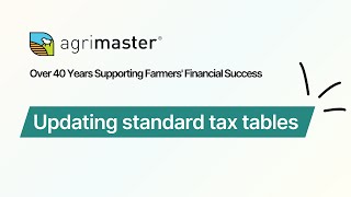 Updating Standard Tax Tables  Wagemaster Tutorials [upl. by Gillman]