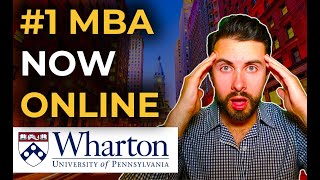 1 Ranked MBA Program To Be Offered ONLINE  Wharton Online MBA [upl. by Nylacaj]