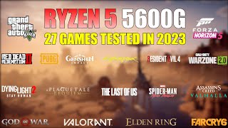 Ryzen 5 5600G Vega 7 Test in Mid 2023  Gaming Test  1080p [upl. by Appilihp]