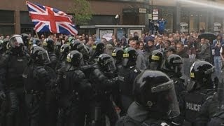 Belfast riots 56 police officers injured in clashes with loyalists during republican parade [upl. by Merill]