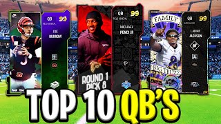 The Top 10 Quarterbacks in Madden 24 [upl. by Haleelahk]