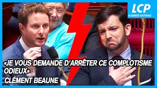 Passe d’armes entre le député JeanPhilippe Tanguy RN et le ministre des Transports Clément Beaune [upl. by Phipps485]