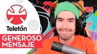 ¡INESPERADO 😱 Germán Garmendia sorprendió con generosa donación en Teletón 2021 [upl. by Lehsreh]