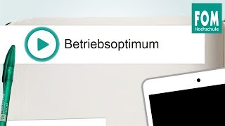 Betriebsoptimum  Video Based Learning [upl. by Eigla]