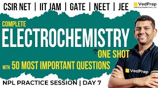 Electrochemistry  CSIR NET JUNE 2024 Chemistry  IIT JAM  GATE Chemistry  VedPrep Chem Academy [upl. by Lek]