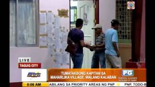 Bet runs unopposed in Taguigs Maharlika Village [upl. by Karlene120]