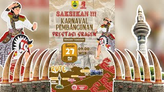 LIVE  Karnaval Pembangunan Dalam Rangka Hari Jadi Ke278  AlunAlun Sragen [upl. by Flieger812]