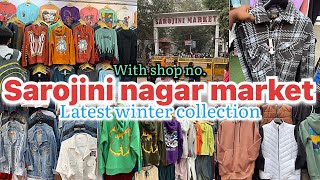 Sarojini nagar market boys winter collection 2023  यहाँ से अच्छा collection कही और नहीं मिलेगा 💯 [upl. by Yllut]