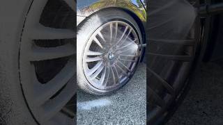 Satisfying ASMR Wheel Cleaning satisfyingdetail asmrcleaning cardetailling cleaningsounds [upl. by Annahaj]