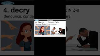 SelfAce Vocabulary Decry cat2024 mba iims short trending viral motivation vocab [upl. by Ettenom81]