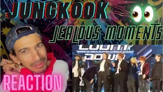 JUNGKOOK JEALOUS MOMENTS COMPILATION  REACTION [upl. by Ellesig458]