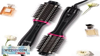 VEVOR Hair Blow Dryer Brush Ionic Hair Styler Volumizer with 256quot Oval Review [upl. by Rowe]