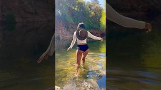 Sedona AZ 🌞 arizona river modellife explorer cute asmr [upl. by Buiron898]