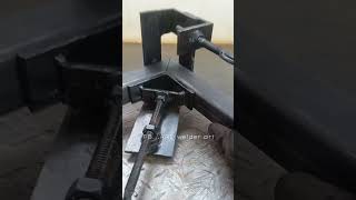 🗜🛠 Grampos Artesanais pra Fazer Esquadrias📐 diy homemade welding serralheria oficina [upl. by Alaric992]