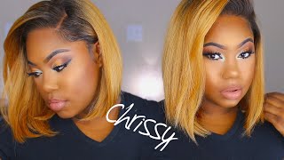 SENSATIONNEL SYNTHETIC HAIR LACE FRONT WIG CLOUD 9 WHAT LACE SWISS LACE 13X6 CHRISSY [upl. by Iraj780]