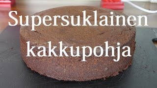 Supersuklainen kakkupohja [upl. by Auqinimod]