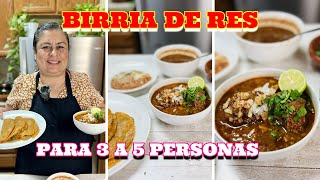 BIRRIA DE RES PARA 3 A 5 PERSONAS  MAS SALSA PICANTE PARA TU ACOMPANAR TU BIRRIA [upl. by Hacceber997]