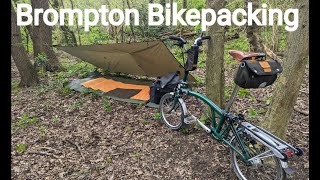 Wildcamping with my Brompton  Tarp and Bivvy  Bushcraft and Bikepacking  Stove Overview [upl. by Anasiul]