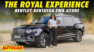 Bentley Bentayga EWB review  Palace on wheels  First Drive  Autocar India [upl. by Anytsyrk]