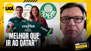 ‘É DIFÍCIL APARECER ALGO MELHOR DO QUE O PALMEIRAS PARA ABEL FERREIRA’ DIZ MAURO CEZAR [upl. by Grondin]