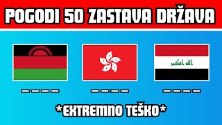 Pogodi 50 ZASTAVA Ovih Država EXTREMNO TEŠKO  Kviz [upl. by Plath]