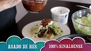 Asado De Res Estilo Sinaloa  Cocina Con Hortay [upl. by Ecirtaemed]