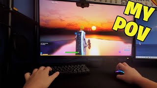 Fortnite In My POV Boxfights [upl. by Assirralc62]