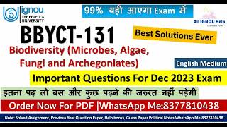 BBYCT131 Important Questions With Answers For ExamDec 2023 Exam99 यही आएगा Exam में [upl. by Ludwig]