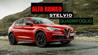 2019 Alfa Romeo Stelvio Quadrifoglio Review Godfather of the Super SUV  Inside Lane [upl. by Anitsihc]