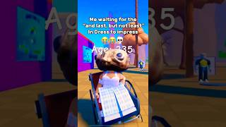 Like it takes so long😭 roblox dresstoimpress dti funny meme shortsviral fypシ゚viral shorts [upl. by Stewardson69]