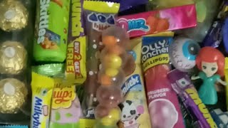 Many Candies lollies toys jellies chocolates  wafers kisses toffees [upl. by Ardnaeel]